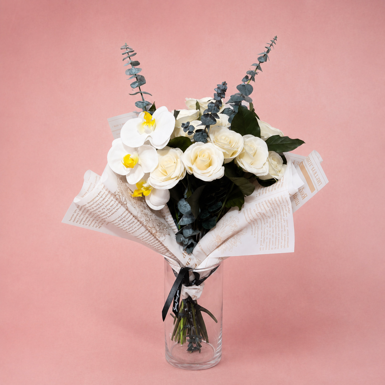 Buchet de Flori Etern „Eternal Ivory”