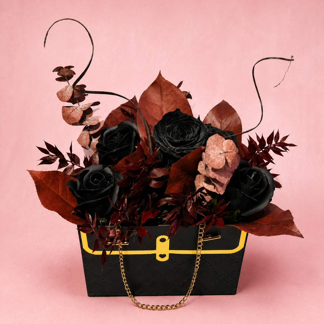 Aranjament Floral Etern „Dark Queen”